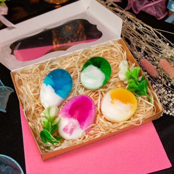 Soap 3D stones "Assorted colors"