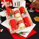 New Year's set of beeswax candles "Warmth of Christmas"